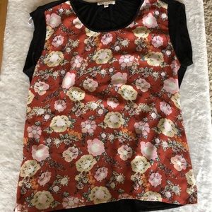 DR2 T-shirt material on back, blouse on the front.